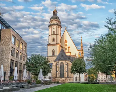 Saint Thomas Church in Leipzig, Saxony, Germany