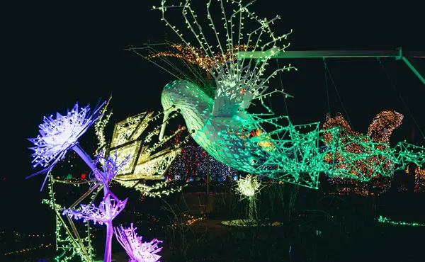 "Lumagica - der Lichterpark" auf der Burgruine Ehrenberg