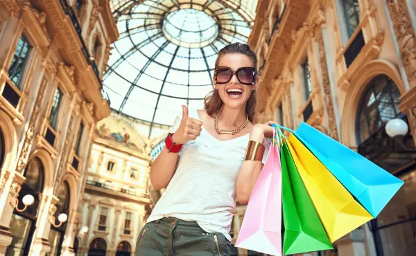 Shopping in Mailand