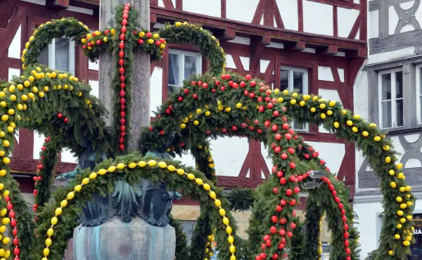 Osterbrunnen in der Fränkischen Schweiz