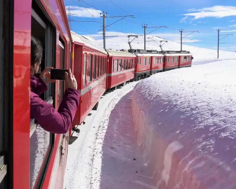 Winterzauber Bernina Express – Bild 2
